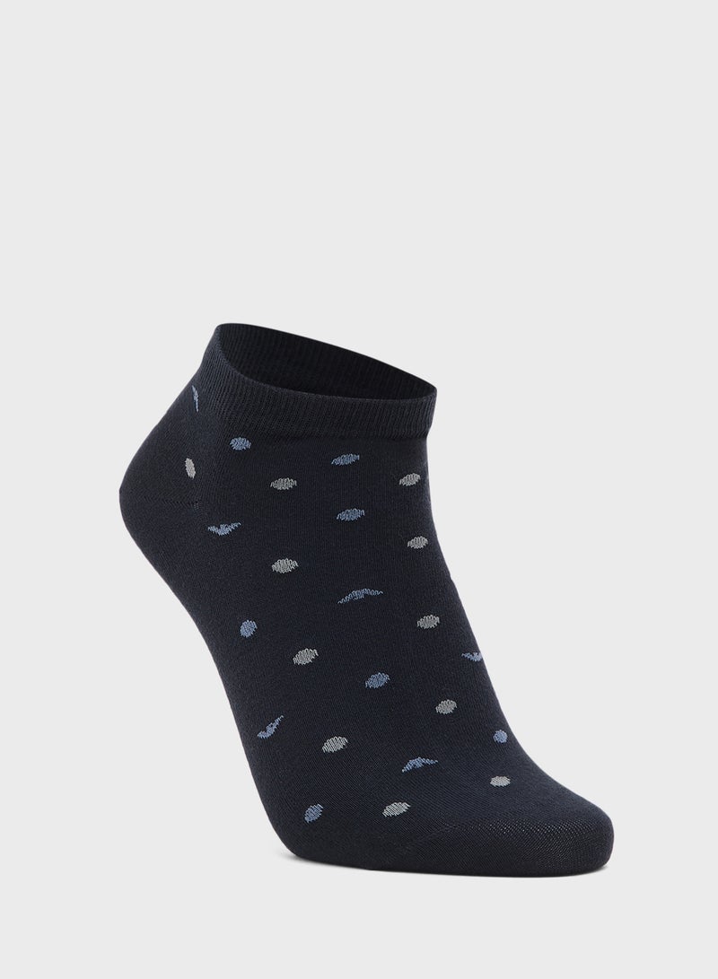 EMPORIO ARMANI 2 Pack Sneaker Socks  - Image 3