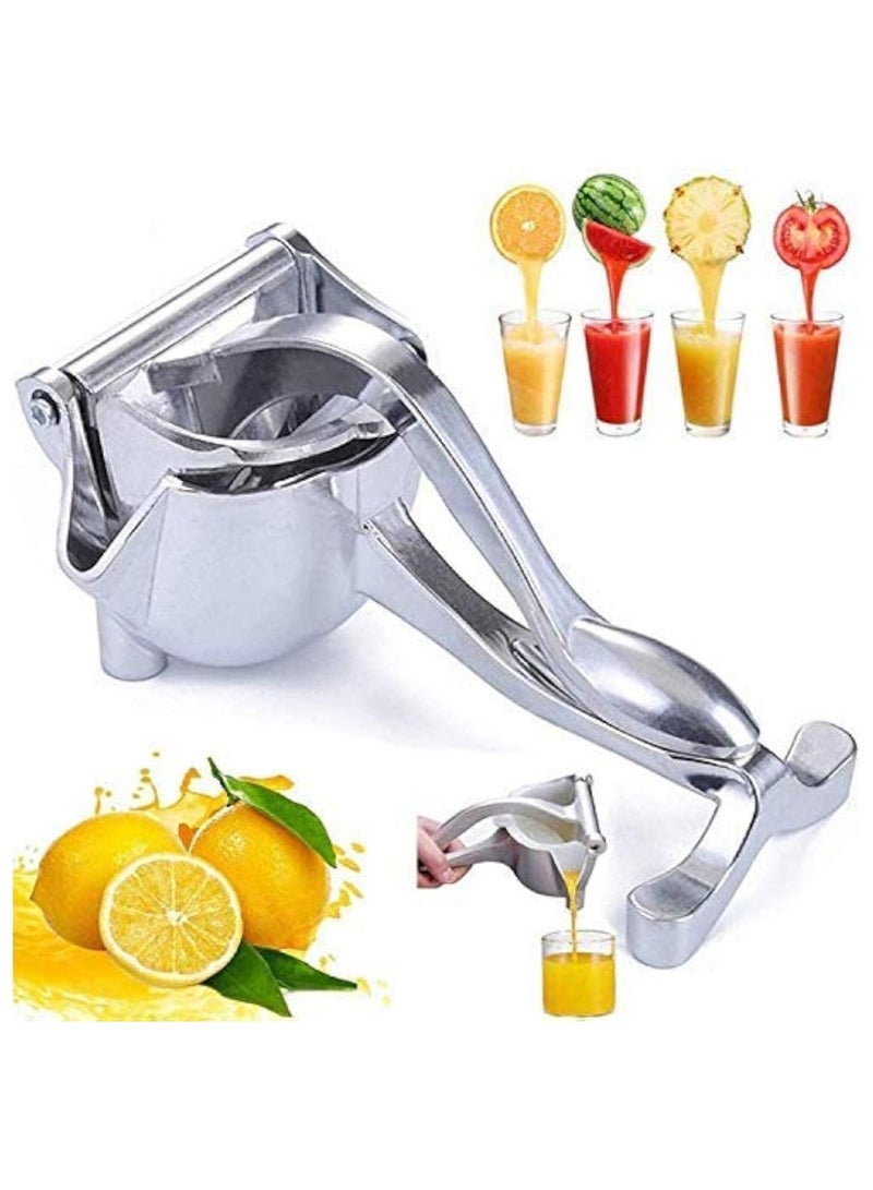 Large Manual Orange and Lemon Juicer - Jumbo Orange Juicer is the perfect solution for making fresh fruit juice - Heavy Duty Aluminum Manual Fruit Juicer - Orange, Lemon and Manual Fruit Squeezer - Squeeze Fruits, Oranges, Lemons, Pomegranates from a Hand Press Juicer to Make Fruit Juice - Fresh Orange Juice Press - Orange Squeezer - Image 1