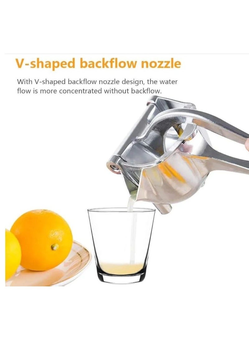 Large Manual Orange and Lemon Juicer - Jumbo Orange Juicer is the perfect solution for making fresh fruit juice - Heavy Duty Aluminum Manual Fruit Juicer - Orange, Lemon and Manual Fruit Squeezer - Squeeze Fruits, Oranges, Lemons, Pomegranates from a Hand Press Juicer to Make Fruit Juice - Fresh Orange Juice Press - Orange Squeezer - Image 5