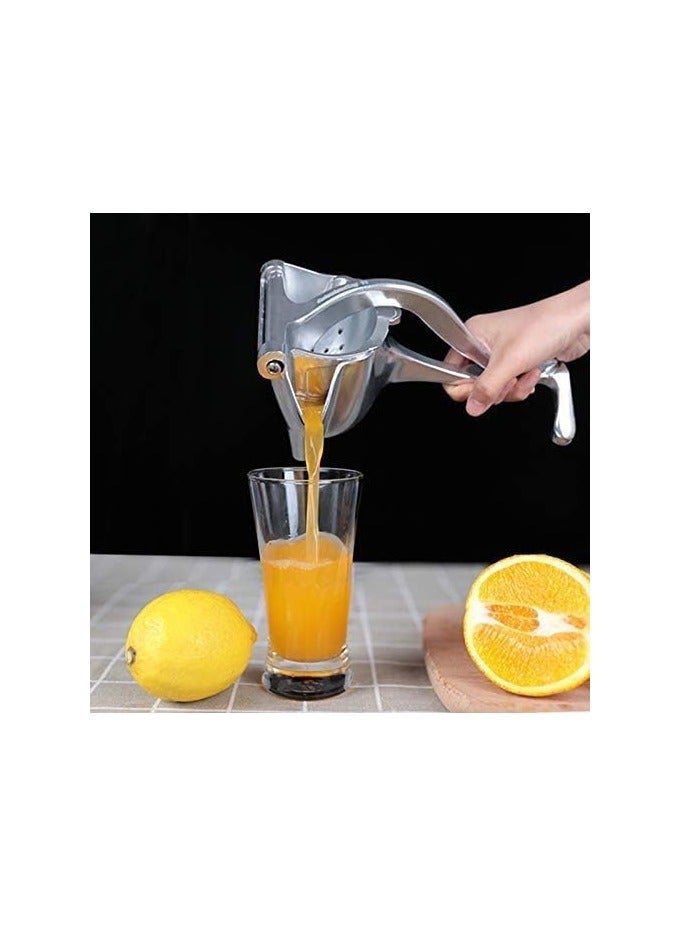 Large Manual Orange and Lemon Juicer - Jumbo Orange Juicer is the perfect solution for making fresh fruit juice - Heavy Duty Aluminum Manual Fruit Juicer - Orange, Lemon and Manual Fruit Squeezer - Squeeze Fruits, Oranges, Lemons, Pomegranates from a Hand Press Juicer to Make Fruit Juice - Fresh Orange Juice Press - Orange Squeezer - Image 4