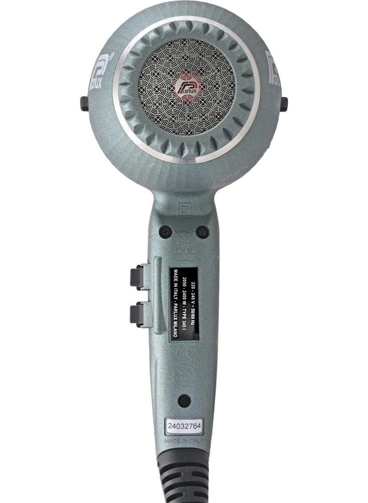 بارلوكس مجفف شعر Parlux DIGITALYON بتقنية مؤين الهواء [قابس أوروبي 220 فولت] رمادي لامع، وحدة واحدة - Image 3