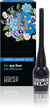 Helan I Colori Liquid Eyeliner with Precision Brush SmudgeProof Buildable and LongLasting Black Eye Liner for Your Makeup to Enhance and Define the Eyes Made in Italy 3 ml - Image 1