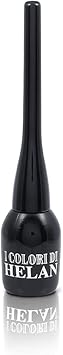 Helan I Colori Liquid Eyeliner with Precision Brush SmudgeProof Buildable and LongLasting Black Eye Liner for Your Makeup to Enhance and Define the Eyes Made in Italy 3 ml - Image 2