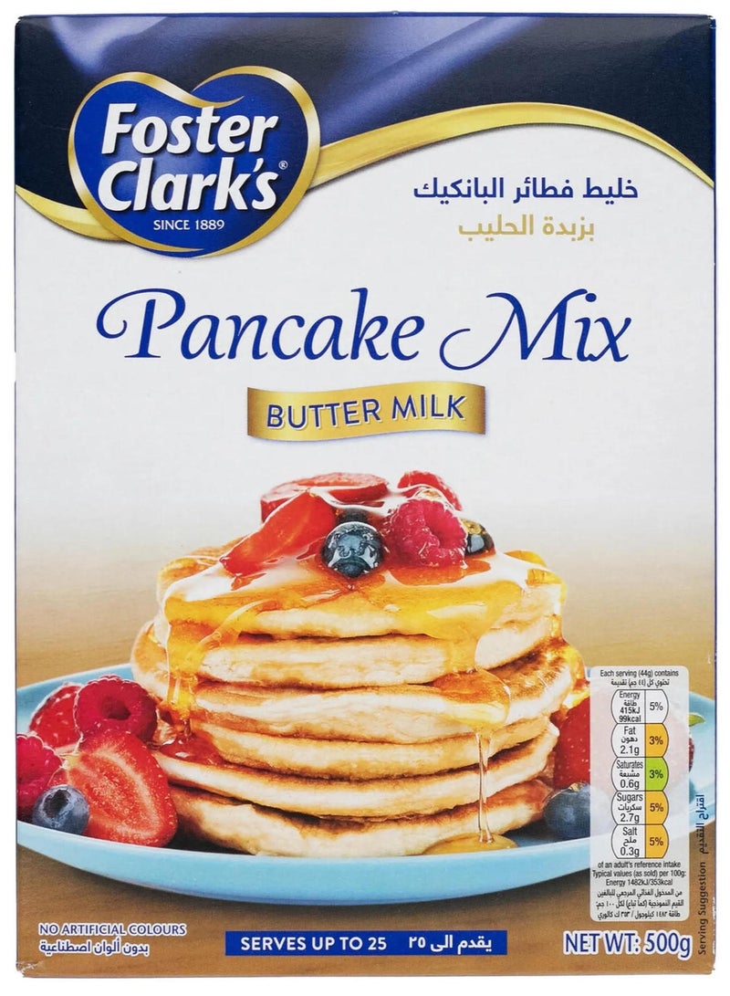 Foster Clark's Buttermilk Pancake Mix No Artificial Colors Serves Upto 25 500G - Image 1