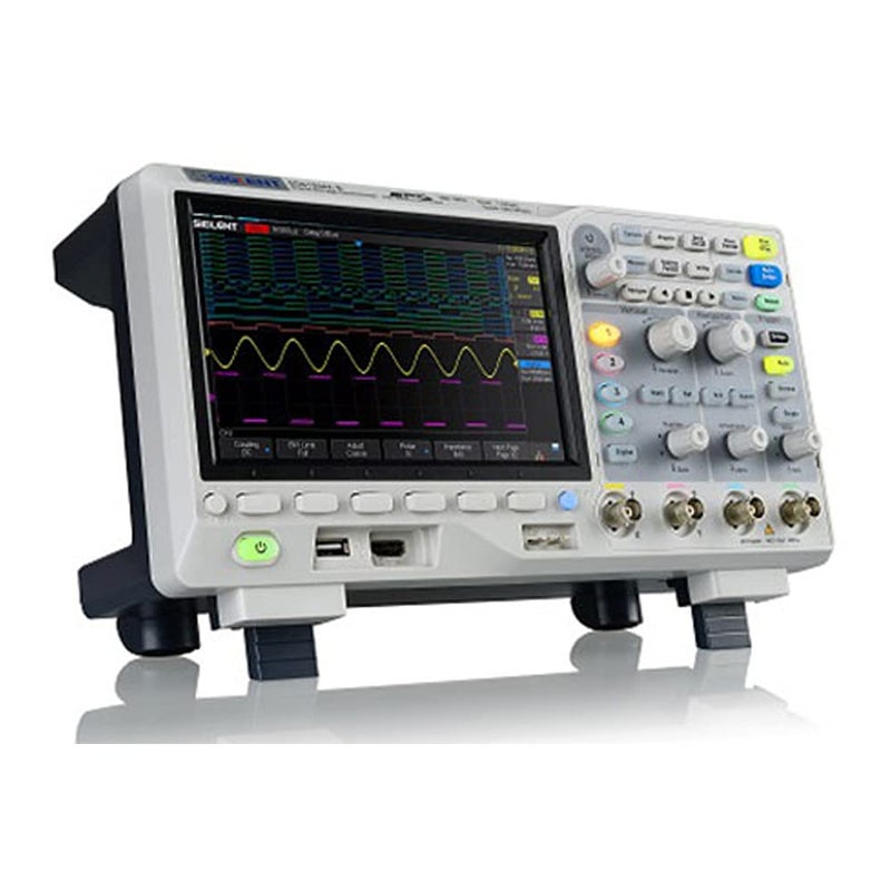 Siglent Technologies SDS1104X-E 100Mhz Digital Oscilloscope 4 channels Standard Decoder, Grey - Image 1
