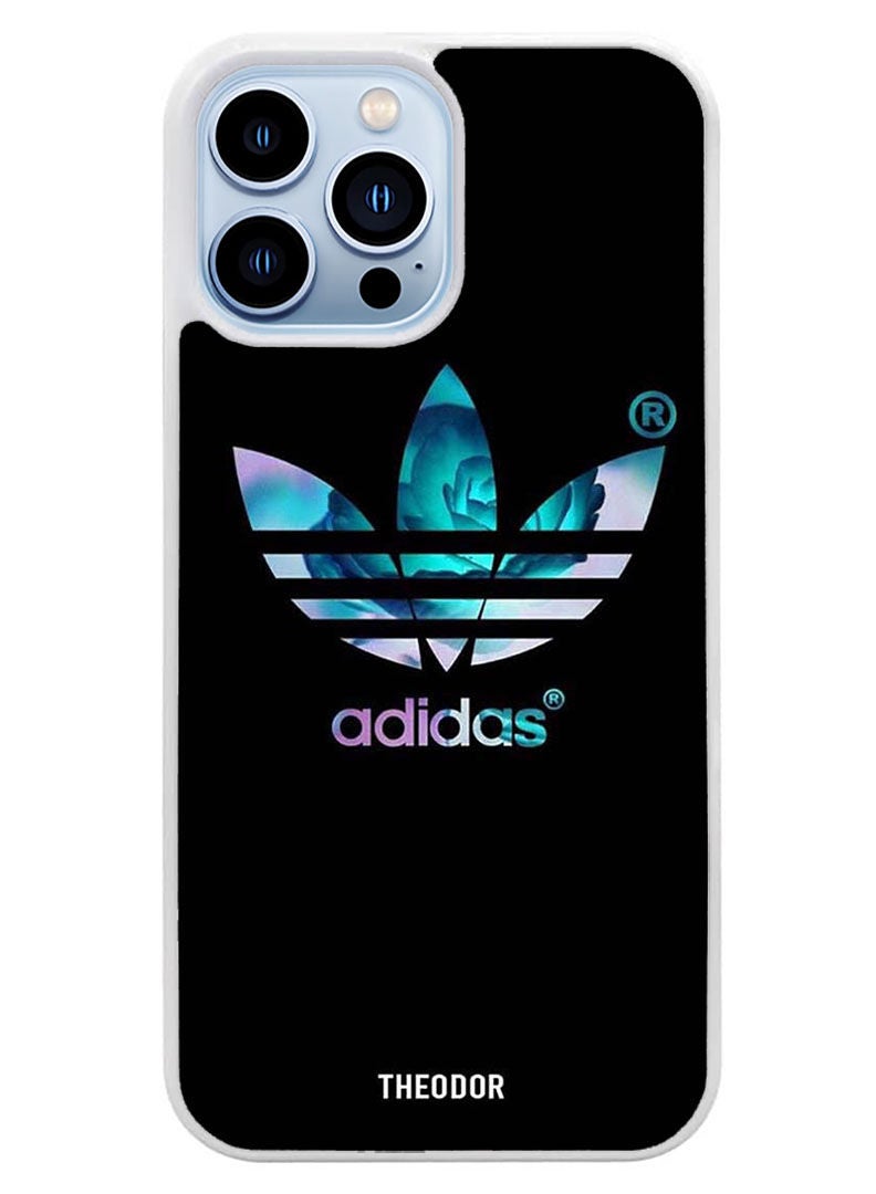 Theodor Protective Case Cover For APPLE IPHONE 14 Pro Max Colouful Addidas(White Bumper) - Image 1