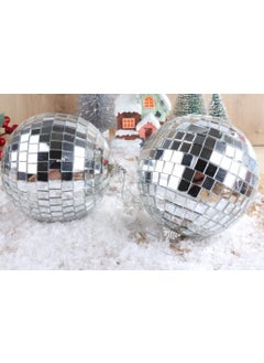 Beysus BeySüS Christmas Pine Tree Ornament Mirrored Disco Ball 10 cm 2 Pieces  - Image 1