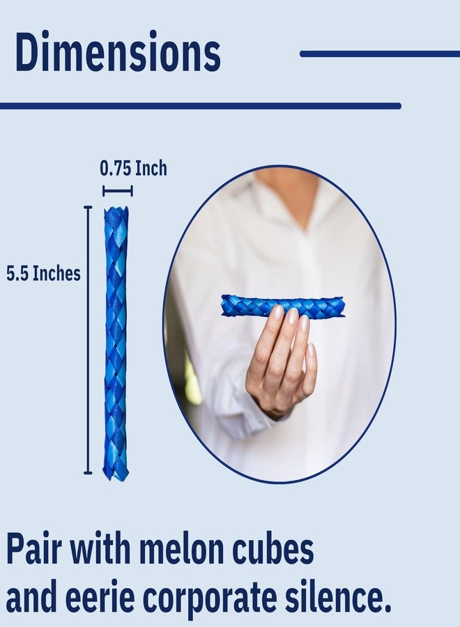 Chillkat Severance Chinese Finger Traps for Themed Birthday Party Decorations, Work Retirement Parties etc, 8 Pack Solid Blue, Lumon Industries, Funny Novelty Gift Ideas TV Show Merch - Image 5