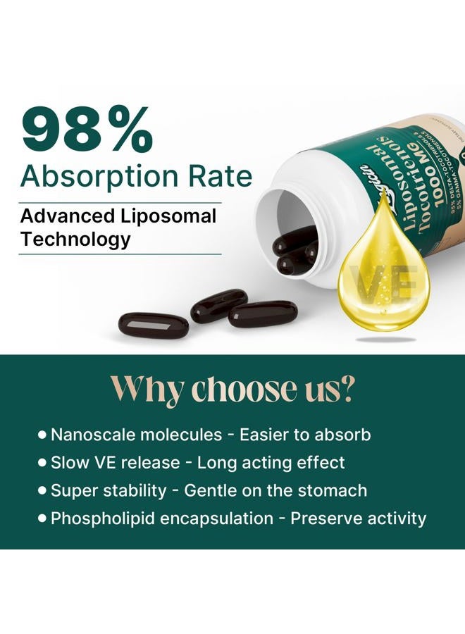 Zingicin "Vitamin E Tocotrienols Liposomal Oil Vitamin E 1000mg, Delta Tocotrienol Highly Absorbable and G - Image 4