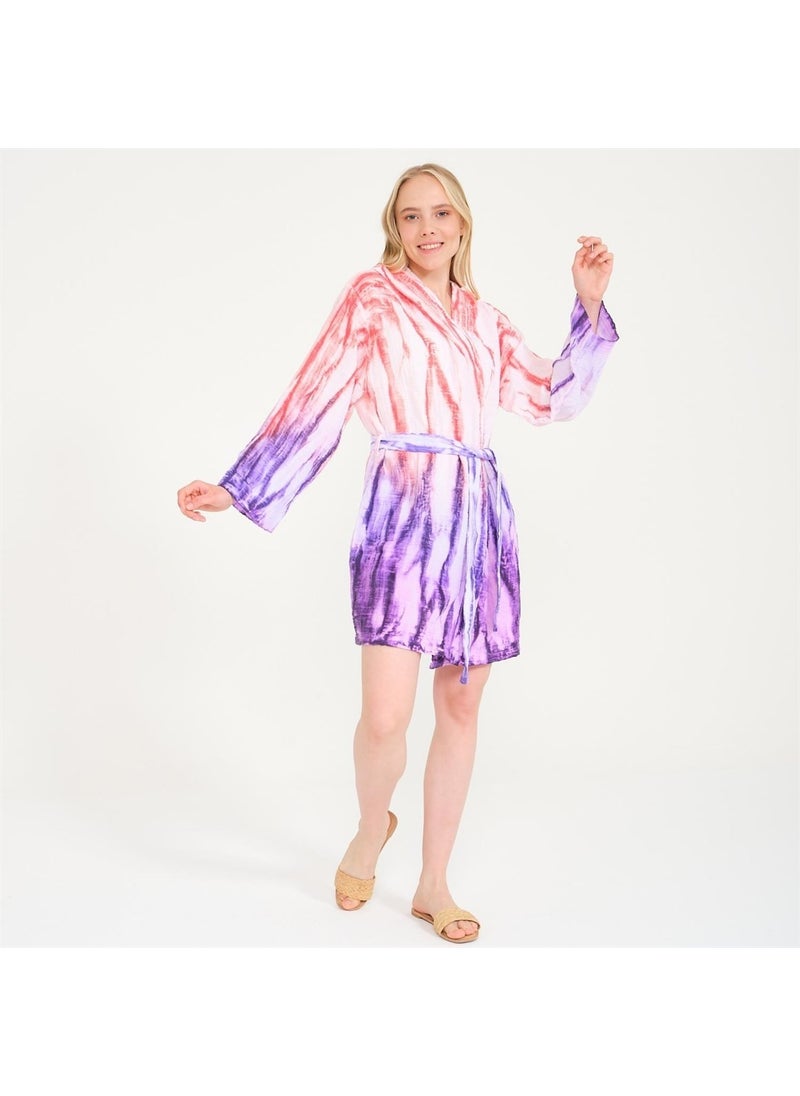 Miespiga Colorato Batik Muslin Bathrobe  - Image 2