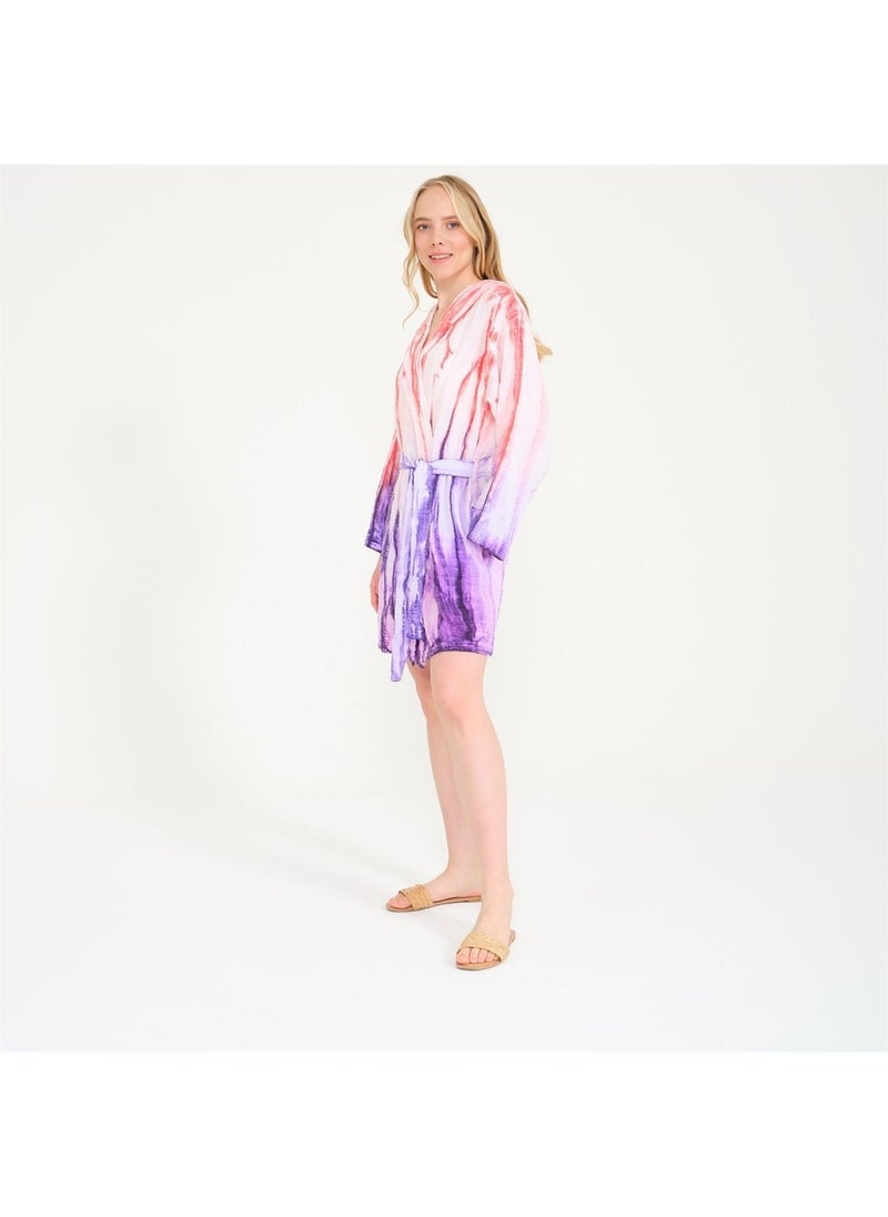 Miespiga Colorato Batik Muslin Bathrobe  - Image 4