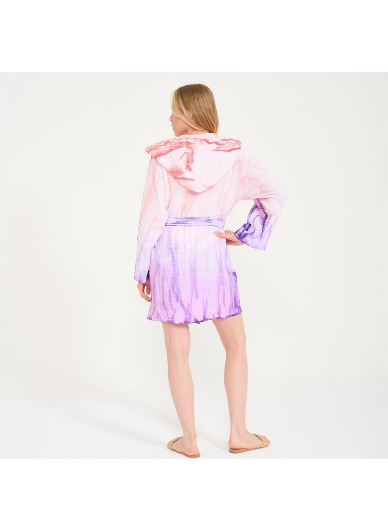 Miespiga Colorato Batik Muslin Bathrobe  - Image 5