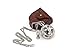 Roorkee Instruments (INDIA) Roorkee Instruments India Best Mens Gifts Necklace Sundial Push compass with Leather Case  - Image 2