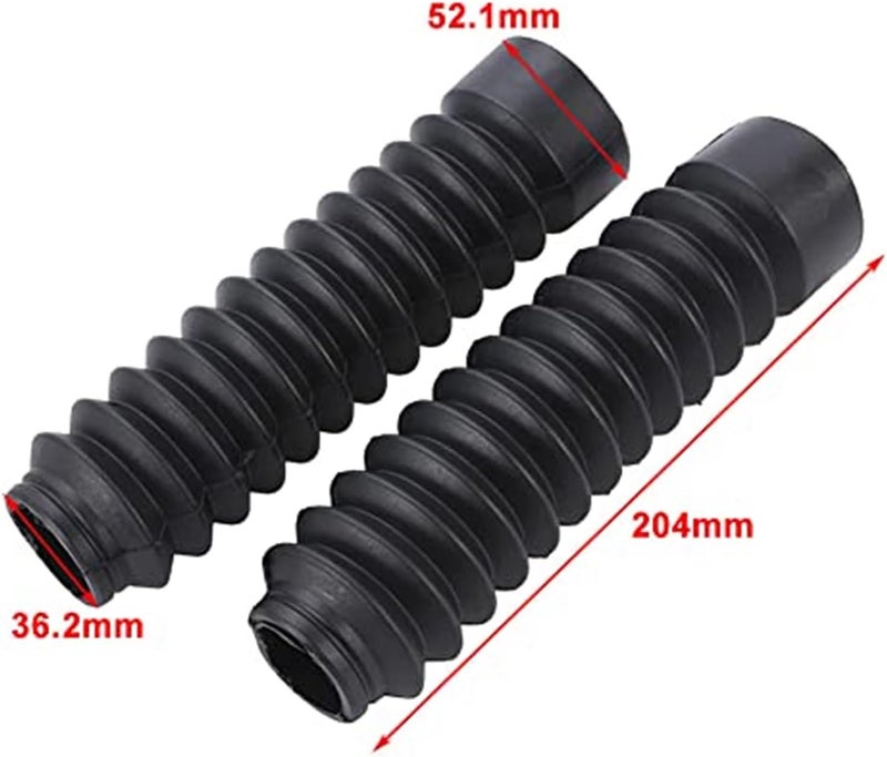 Wivplex Motorcycle Front Fork Cover Gaiters - Image 5