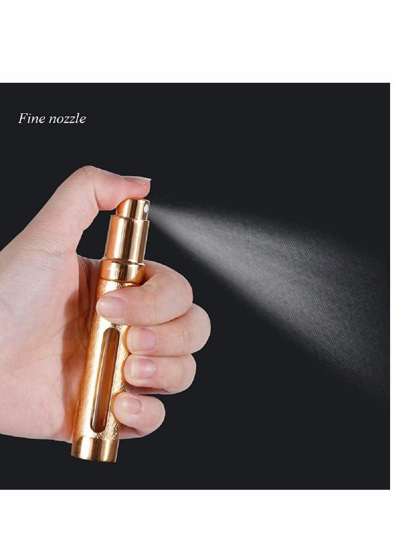 SYOSI Perfume Bottles (12ml, 5pcs), Travel Refillable Perfume Atomizer Spray Bottle, Fragrance Empty Bottle with Window, Fits in Your Purse, Pocket or Luggage  - Image 1