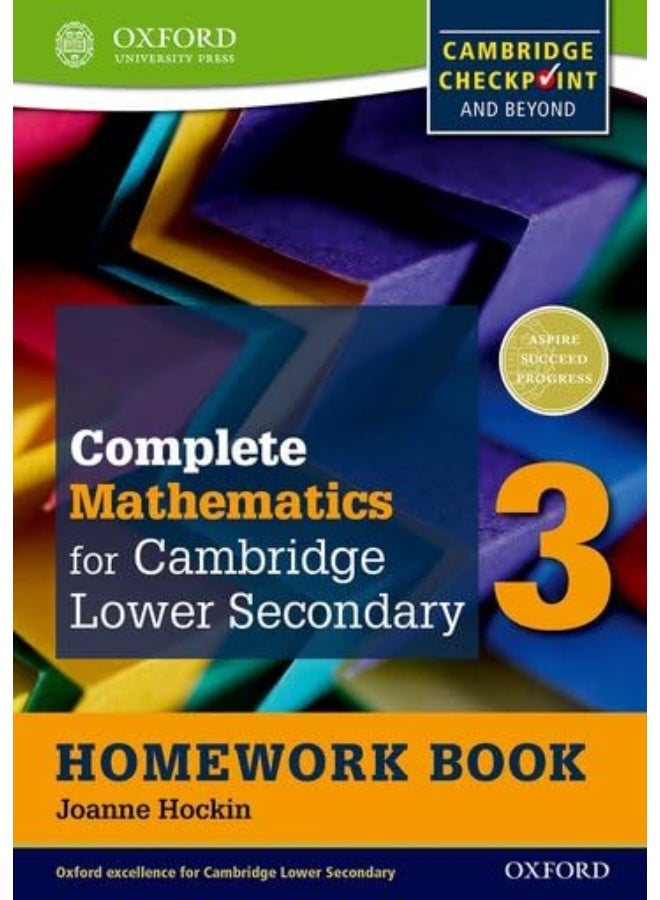 Complete Mathematics For Cambridge Lower Secondary Homework Book 3 First Edition Pack Of 15