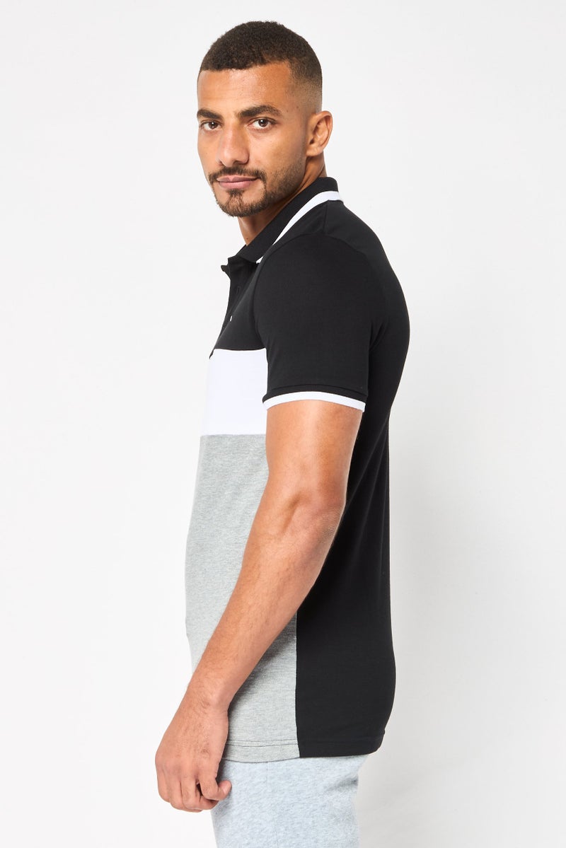 PUMA Men Sportswear Fit Short Sleeve Outdoor Polo, Multicolor - Image 3