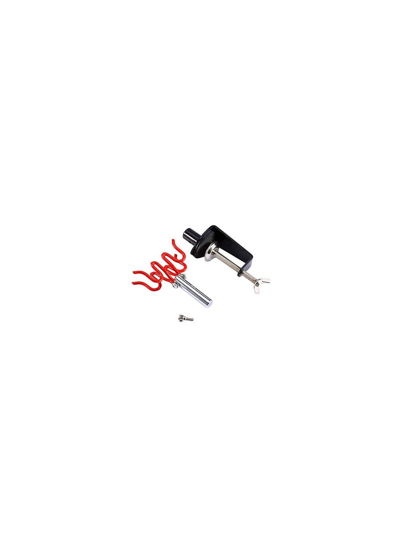 GGOOT Airbrush Holder Holds Up to 2 Airbrushes Table-Mount Stand Clamp-on Station Gravity Stand 360 Degree Adjustable  - Image 4