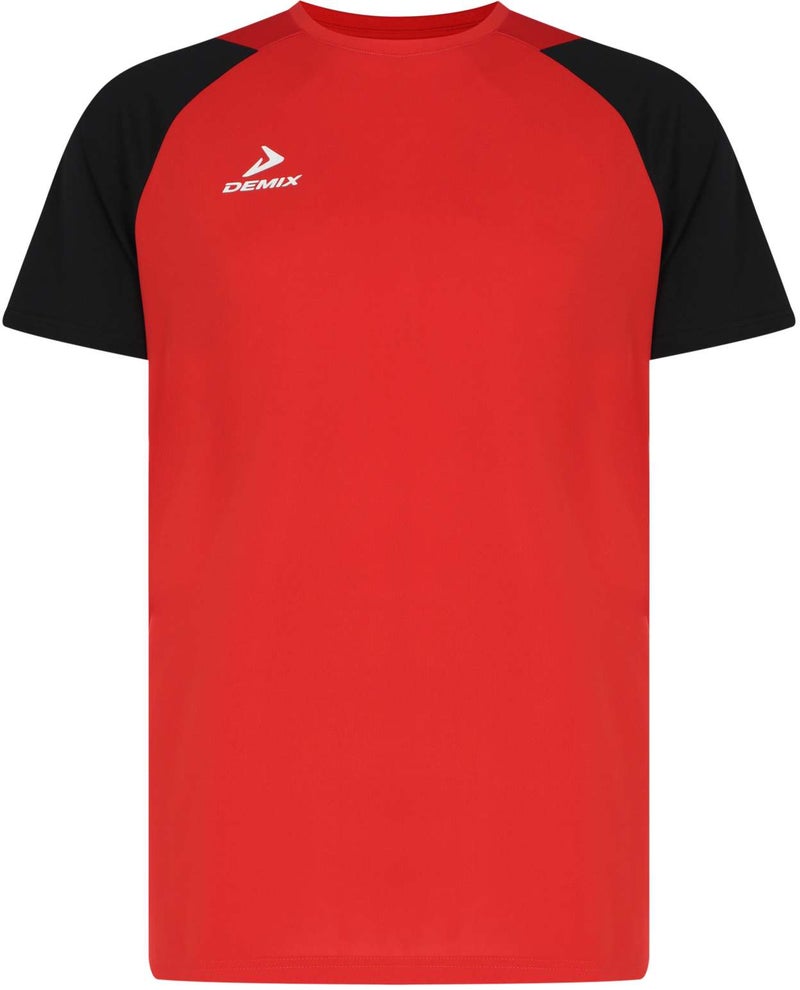 Demix Men's 4-Pack Sports T-Shirts – Lightweight T-Shirts with MOVI Wick Moisture-Wicking, Breathable Fabric, Raglan Sleeves, Straight Cut & Comfortable Fit - Image 3