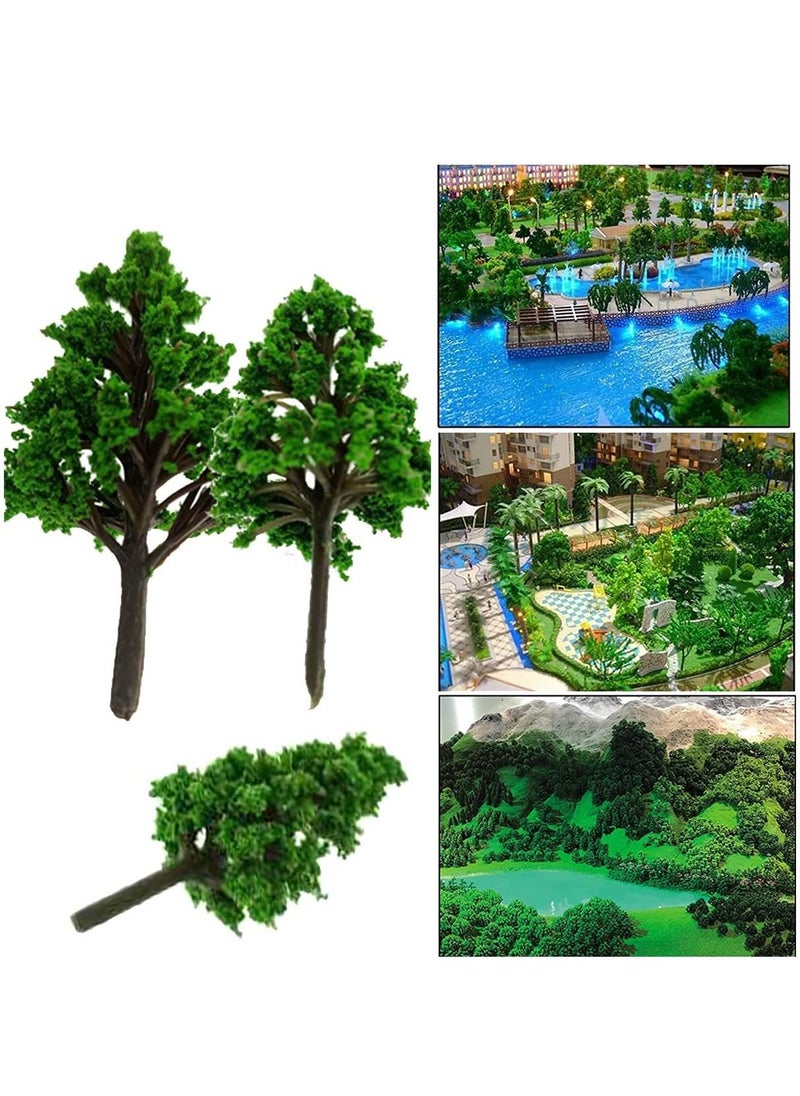 Y&D - 15 PCS Model Trees, Trees Miniature Landscape, Diorama Tree, Landscape for DIY Train Railways Scenery (4.5-8CM) - Image 1