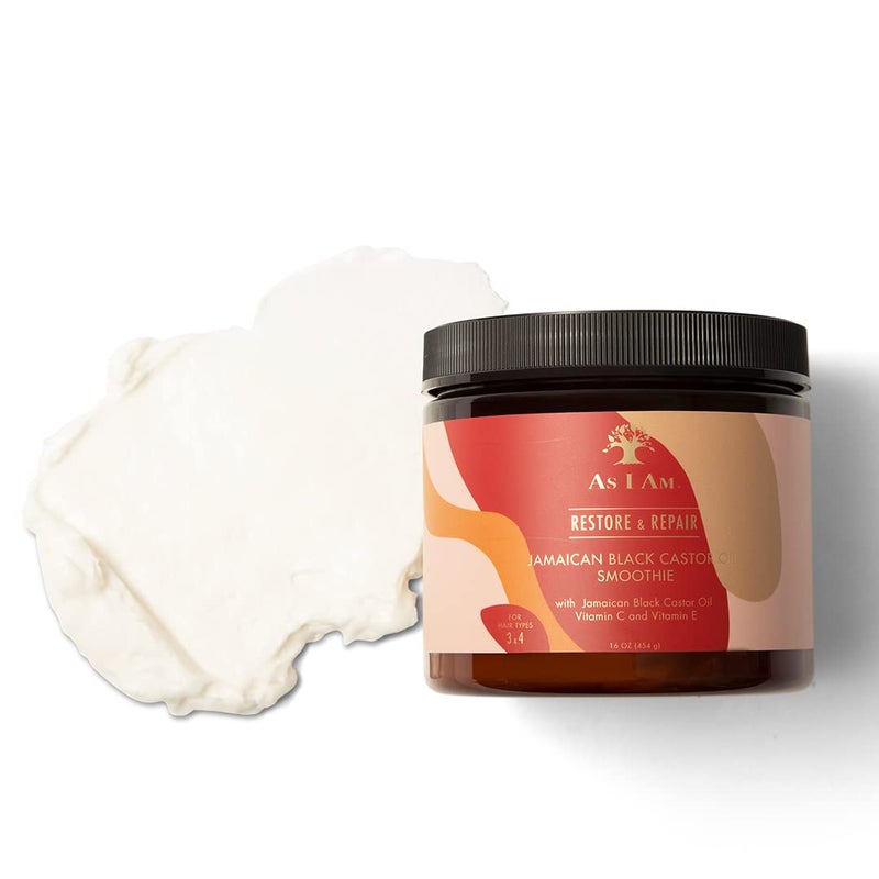 As I Am Jamaican Black Castor Oil Smoothie 16 oz - with Ceramide, Vitamin C & E - Enhanced Curl Definition - Lightweight - Strong Hold - Flake Free - Reduces Breakage & Tangles - Image 3