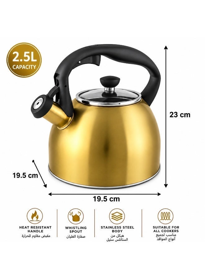 Lamart TEA KETTLE Gold 2.5 L - Image 4