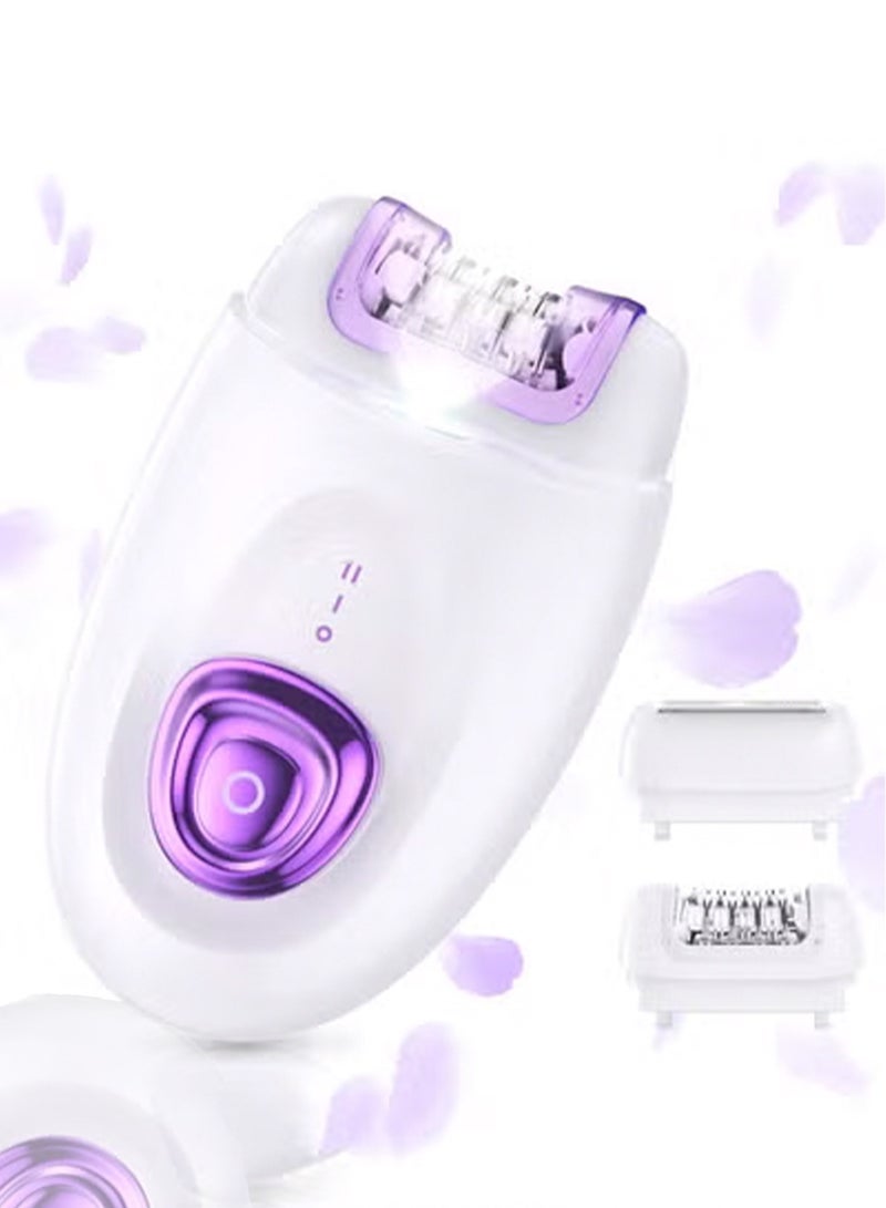 هيروكس آلة إزالة الشعر للسيدات، ماكينة إزالة الشعر القابلة لإعادة الشحن، سرعتان، ماكينة إزالة شعر الجسم، ماكينة حلاقة كهربائية للنساء - Image 1