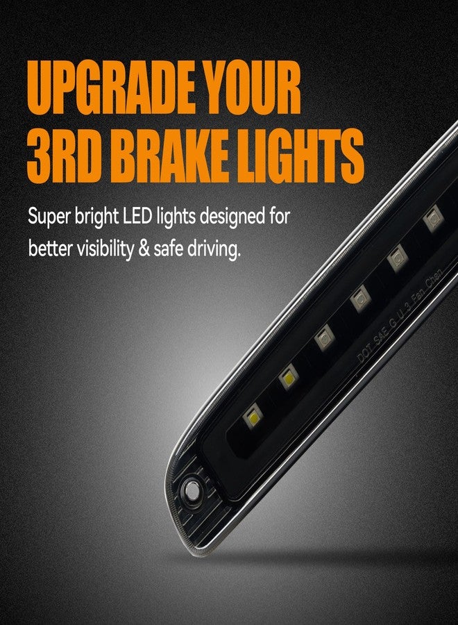 Cxdar مصباح الفرامل الثالث LED من Cxdar لسيارات دودج داكوتا موديلات 1997-2007، مجموعة مصابيح الفرامل الخلفية العلوية لسيارات داكوتا موديلات 97-07، مصباح توقف مقاوم للماء في منتصف كابينة الشحن - Image 3