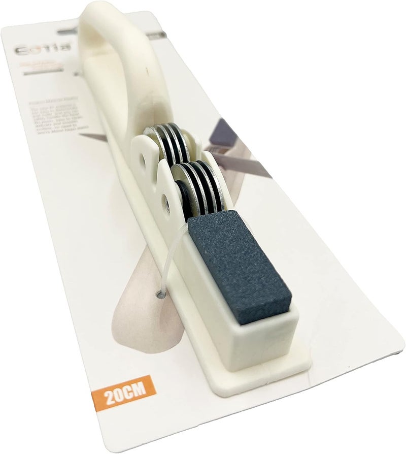 Eotia Manual Knife Sharpener 2-Stage Knife Sharpening Tool 20cm, White - Image 2