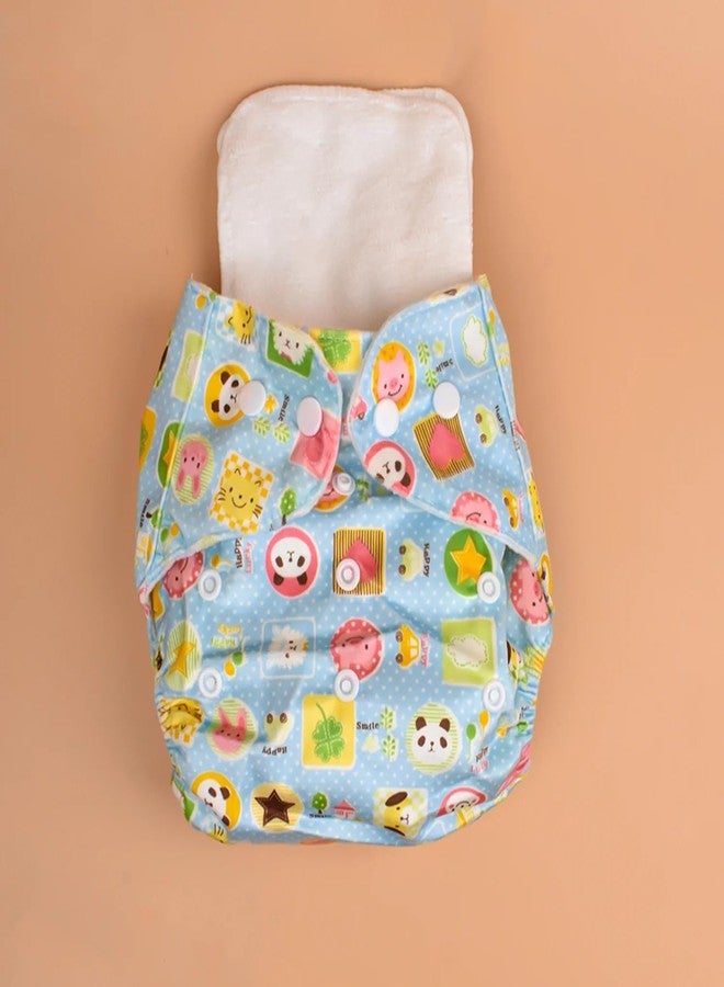 Naivete Adjustable Cloth Diaper/Kids Need Side Leakage Proof Reusable Baby Diaper With Washable Insert Pads/Cloth Diaper For 0-3 Years Baby, (Pack Of 1) - Image 4