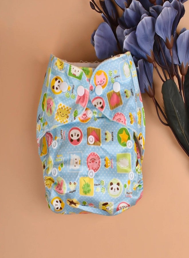 Naivete Adjustable Cloth Diaper/Kids Need Side Leakage Proof Reusable Baby Diaper With Washable Insert Pads/Cloth Diaper For 0-3 Years Baby, (Pack Of 1) - Image 1