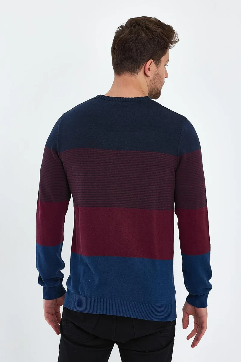 الكسندر جاردي Striped Knit Sweater (E21-510601)