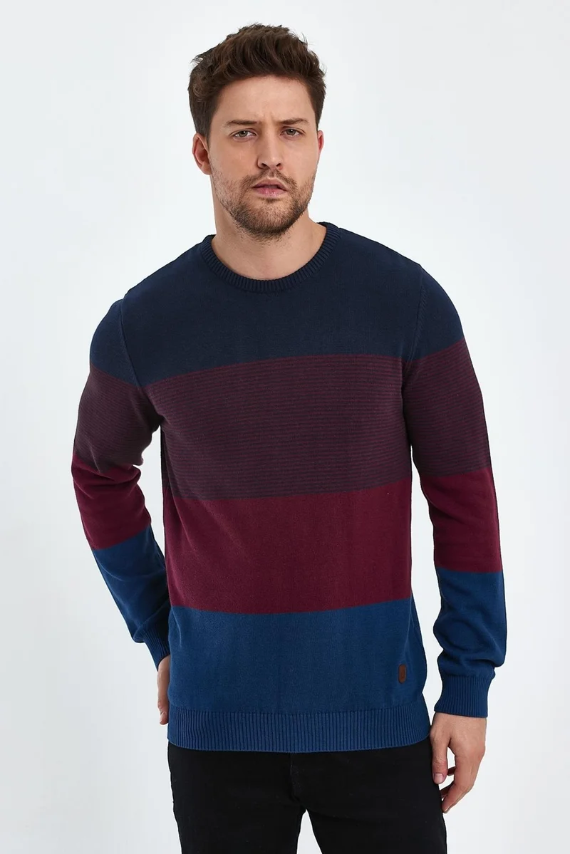الكسندر جاردي Striped Knit Sweater (E21-510601)