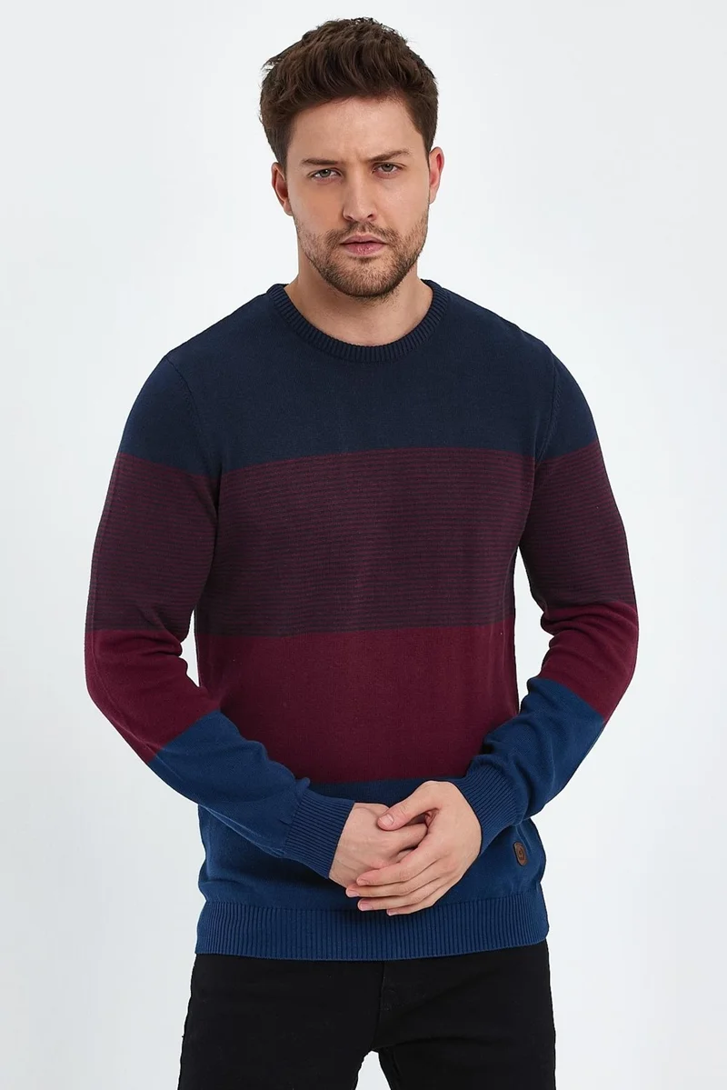 الكسندر جاردي Striped Knit Sweater (E21-510601)