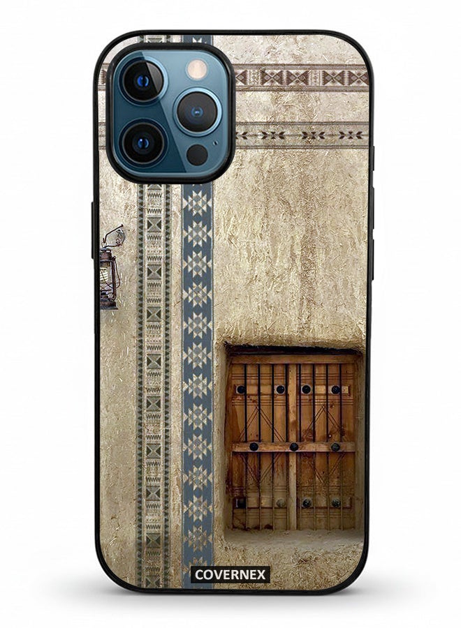 Covernex Apple iPhone 12 Pro Max Protective Case Cover Printed Featuring Traditional Mud Architecture - Image 2