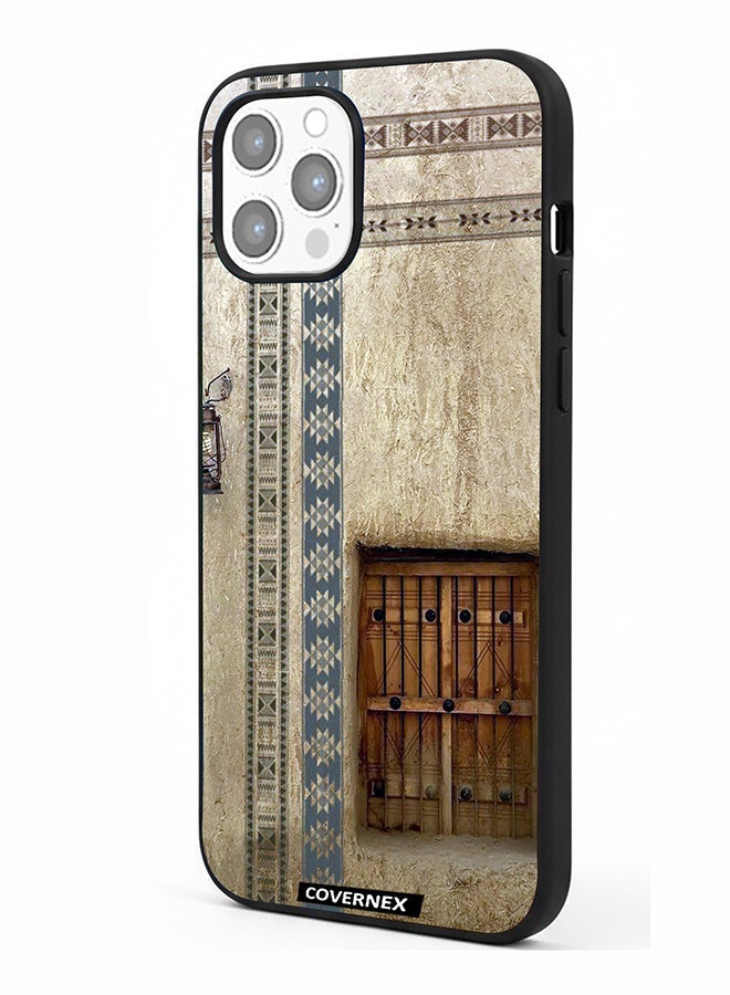 Covernex Apple iPhone 12 Pro Max Protective Case Cover Printed Featuring Traditional Mud Architecture - Image 1