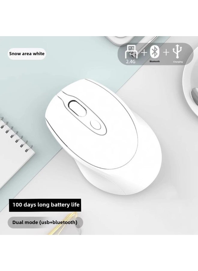 YUSHEDA Wireless Mouse For Girls Office Quiet Silent Charging For Asus HP Lenovo Dell Computer-Specifications: Dual Mode + Charging Battery Life 100 Days  - Image 1