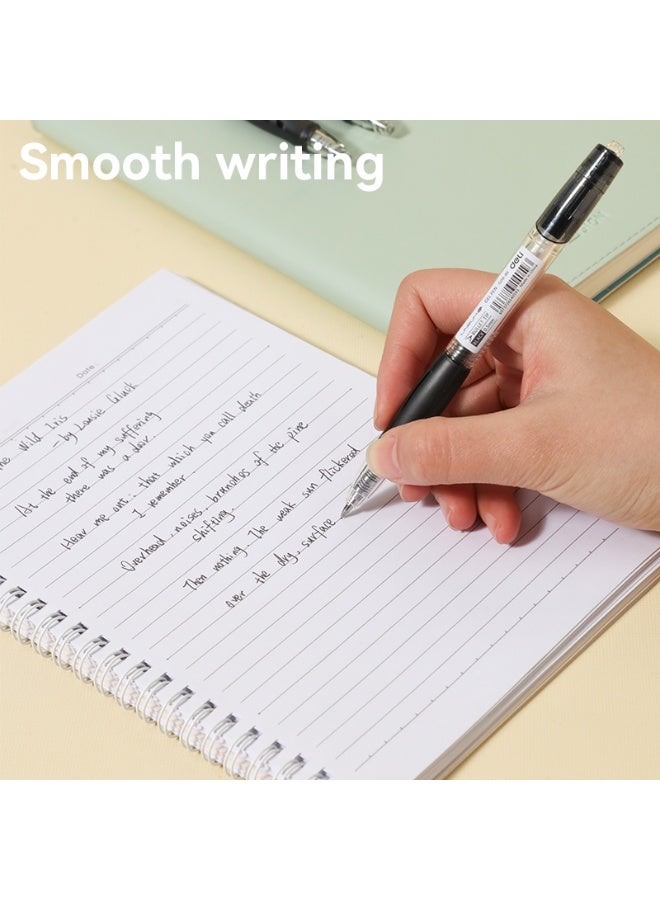 Deli EG08-BK Gel Pen 0.5mm Black 鈥?Ultra Smooth Ink Flow, Ergonomic Grip Design for Comfortable Writing - Image 2
