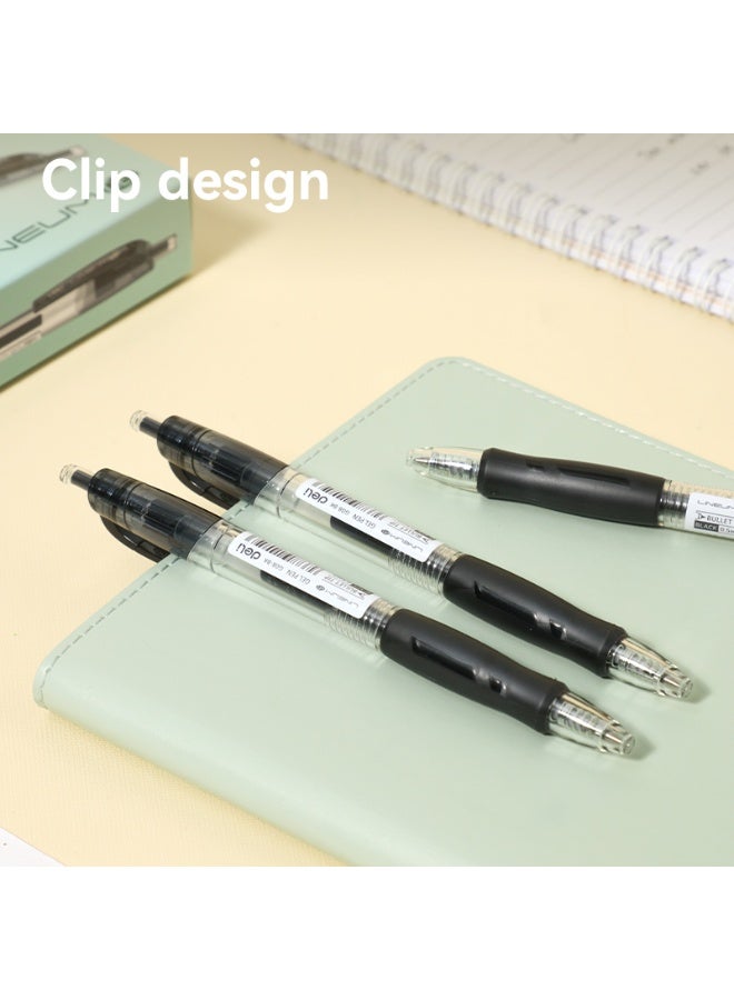 Deli EG08-BK Gel Pen 0.5mm Black 鈥?Ultra Smooth Ink Flow, Ergonomic Grip Design for Comfortable Writing - Image 3