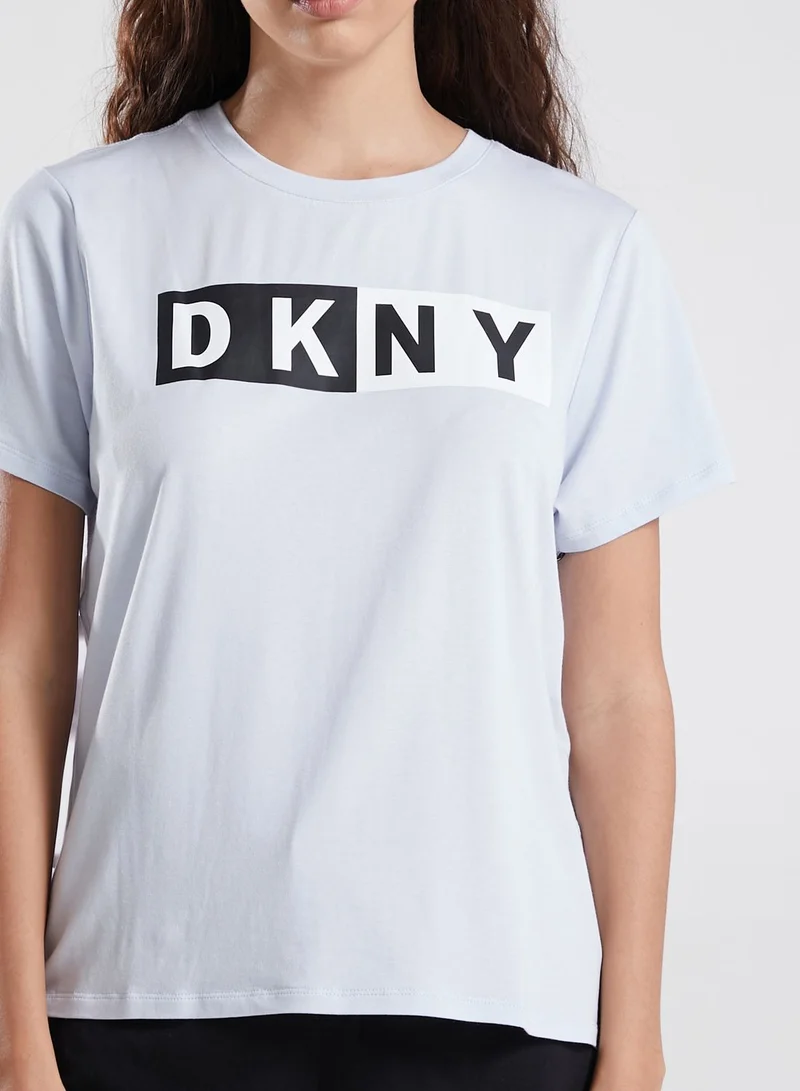 DKNY Logo Crew Neck T-Shirt