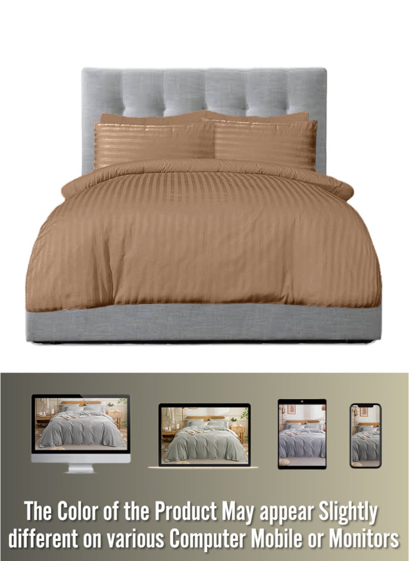 Blueberry طقم غطاء لحاف سوبر كينج 6 قطع - يتضمن 1 غطاء لحاف (240x260 سم)، 1 ملاءة مشدودة (200x200+30 سم)، 4 أغطية وسائد - Image 3