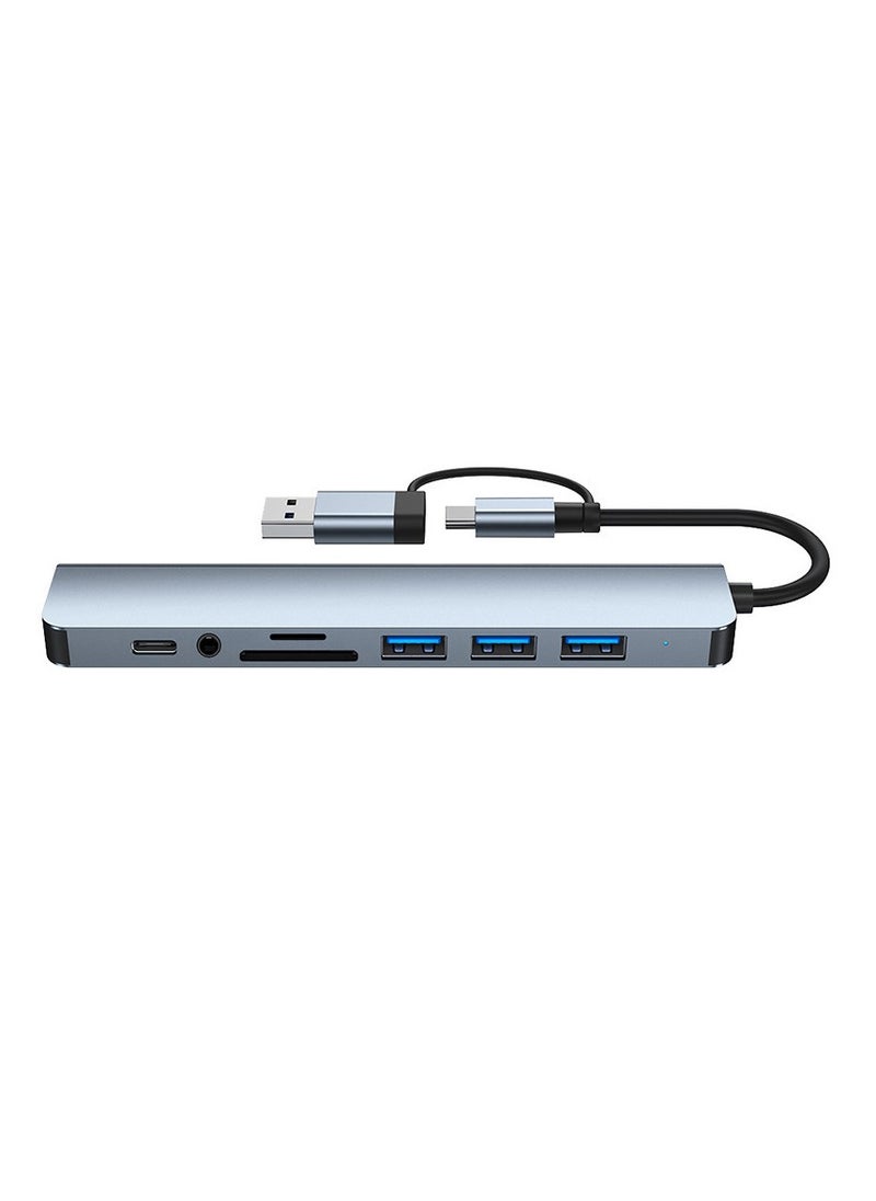 Expansion dock USB-C Hub 8-in-1 with 5Gbps 3.0 Data Ports, PD 100W Charging, 4K HDMI, SD/TF Card Reader, USB C Multiport Adapter for MacBook Pro/Air M1/M2 iPad Pro/Air  - Image 5