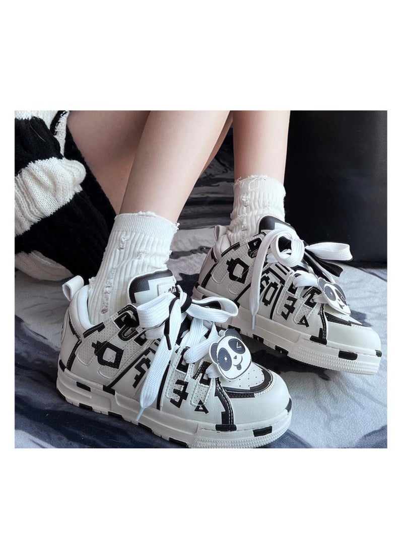 KUYING - New Thick Sole Elevated Board Shoes - Image 1