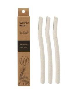 Generic Eyebrow Razor For Women & Men Razor For Facial And Body Hair Eyebrow Trimmer (3 pcs)  - Image 1