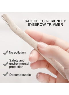 Generic Eyebrow Razor For Women & Men Razor For Facial And Body Hair Eyebrow Trimmer (3 pcs)  - Image 5