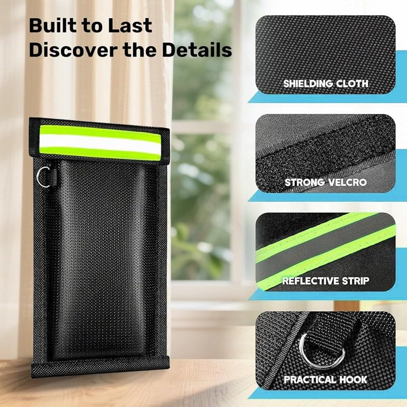 2 Pack Signal Blocking Bag For Cell Phones And Car Keys Waterproof Fireproof Privacy Security - Image 5