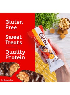 Quest Candy Bars Gooey Caramel With Peanuts (12 Bars)  - Image 3