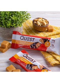 Quest Candy Bars Gooey Caramel With Peanuts (12 Bars)  - Image 5