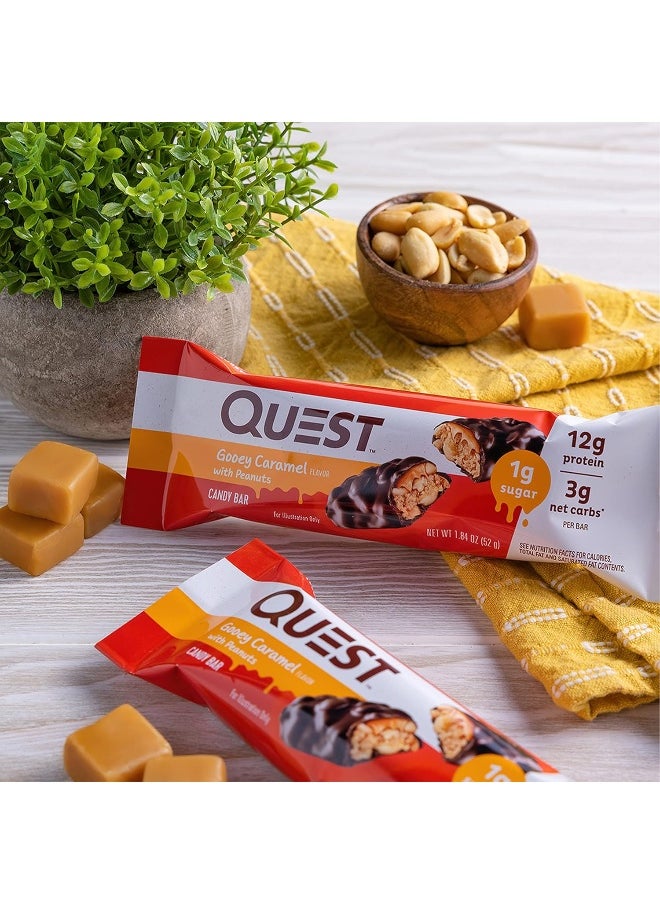 Quest - Candy Bars Gooey Caramel With Peanuts (12 Bars) - Image 1