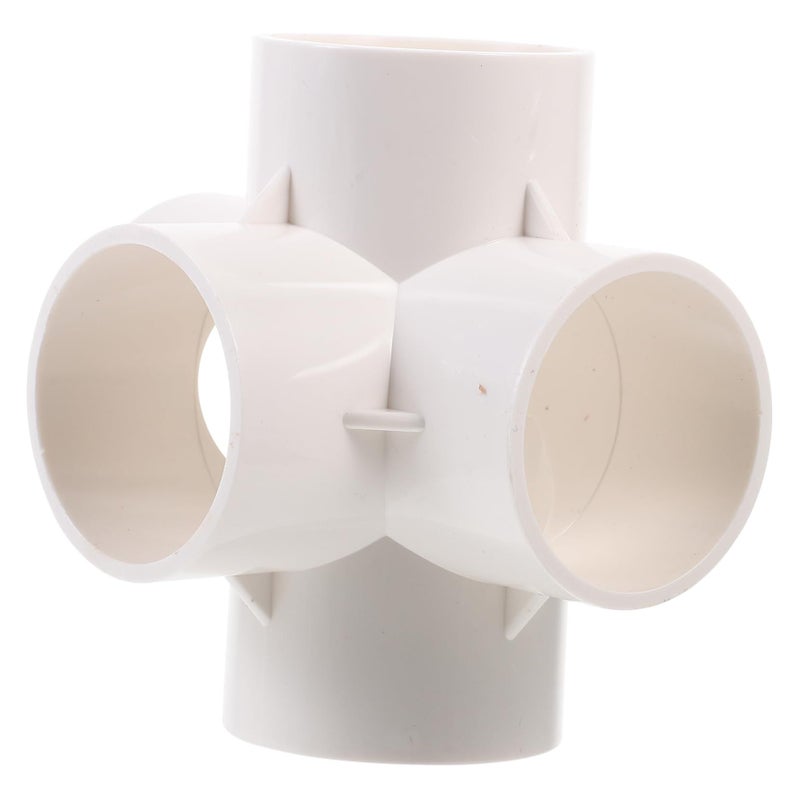 2 Pcs Pvc Way Connector Fittings For Greenhouse Shed Frame Easy To Install Resistant Garden Structures Fencing - Image 2